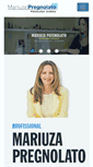 Mobile Screenshot of mariuzapregnolato.com.br