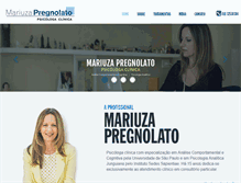 Tablet Screenshot of mariuzapregnolato.com.br